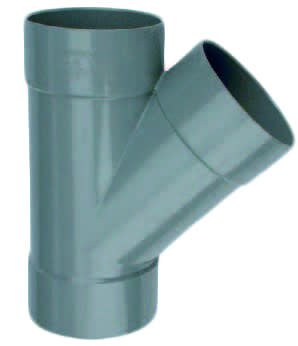 PVC T-PIEZ 45 ° 3 X MOF 40 mm