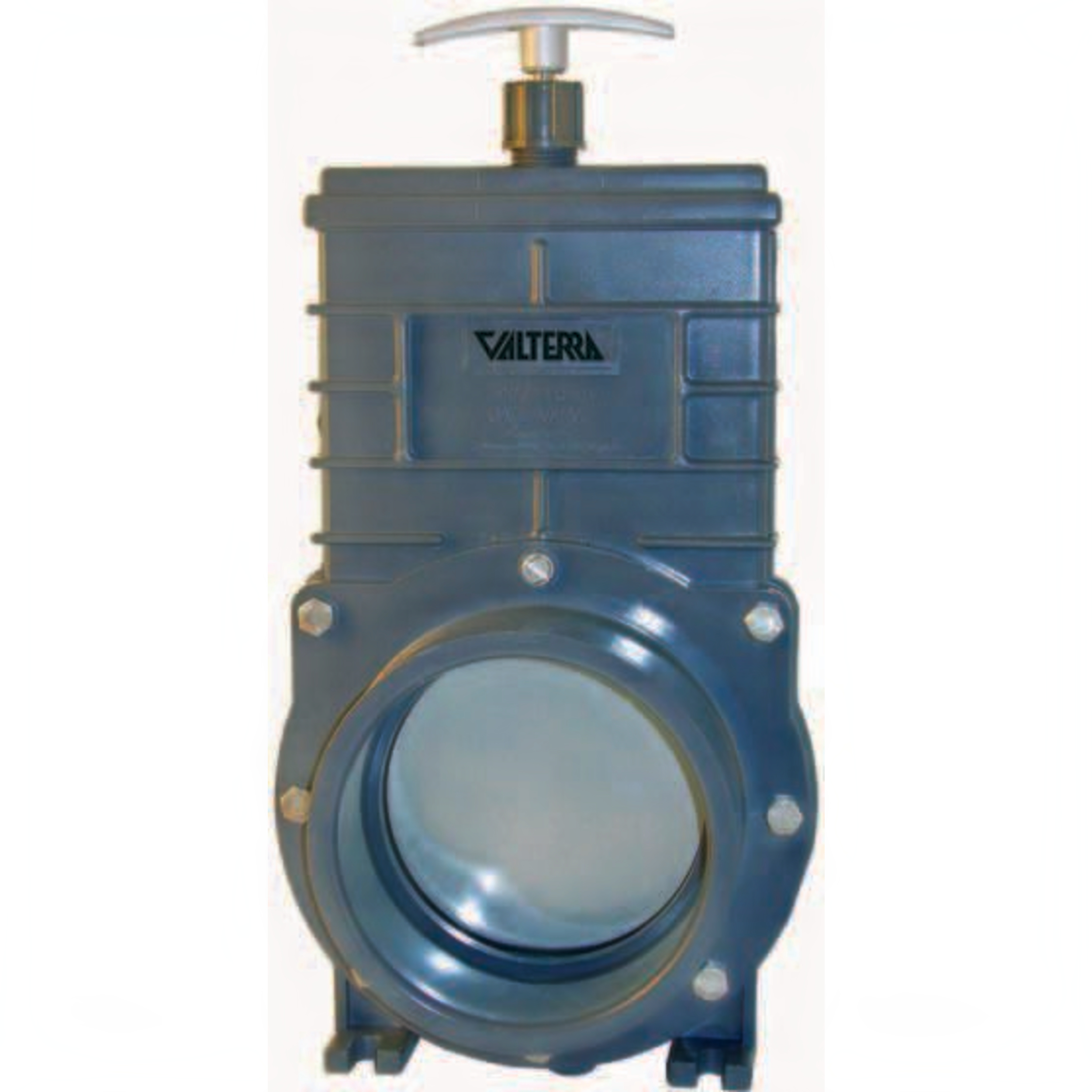 Válvula deslizante de PVC 160 mm con control deslizante de acero inoxidable