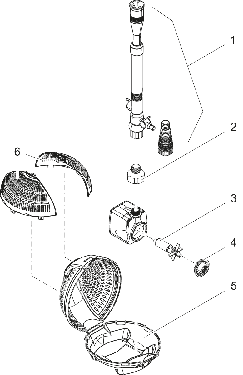 Adapter 1/2" nozzle set PondoVario1000