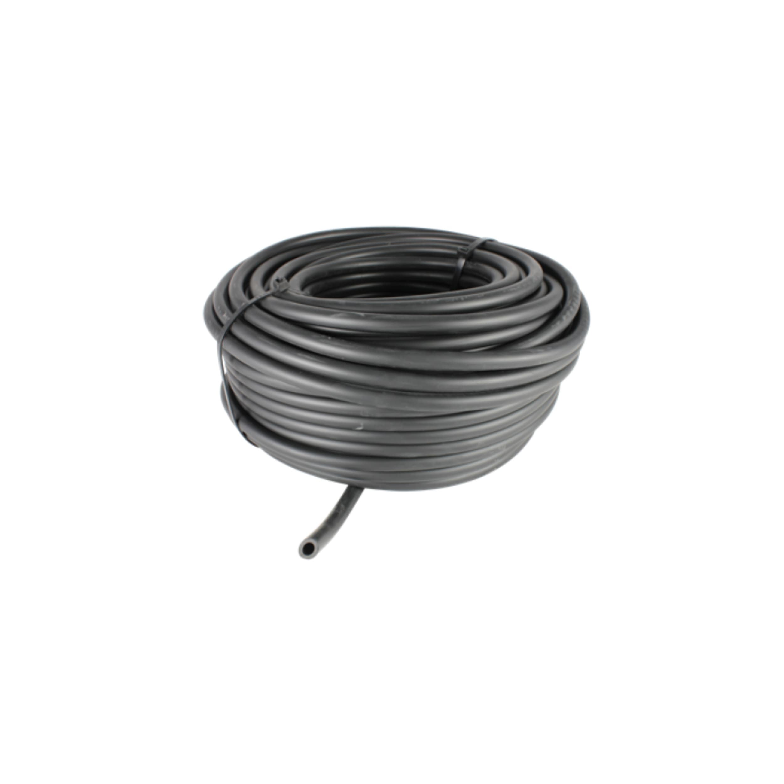 Air hose sinking 4 mm black 10 meter roll