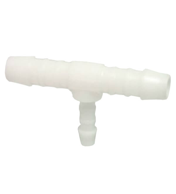 Connector de manguera T -Piece Runs - 12 mm x 6 mm - Nylon