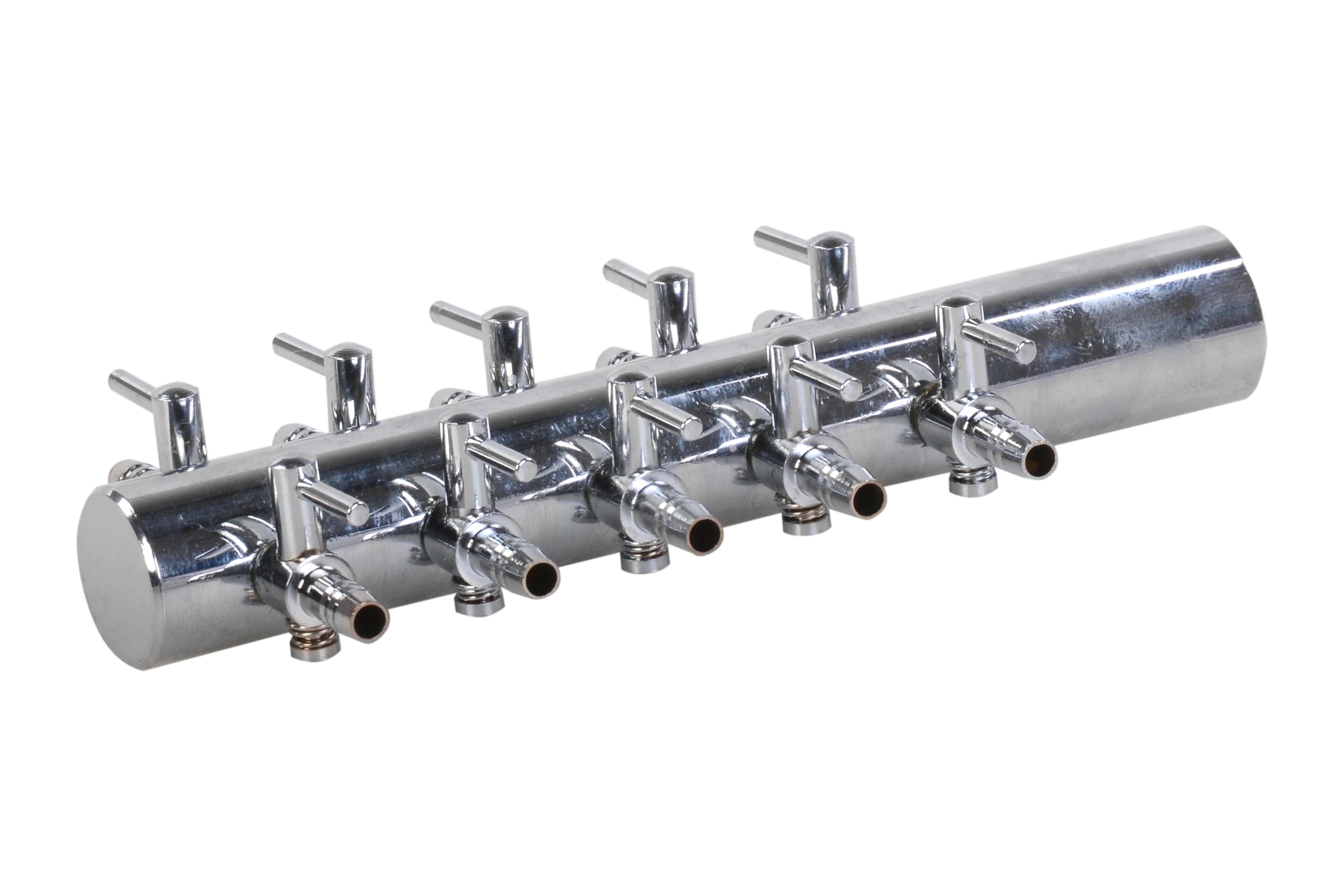 Distribuidor de aire para 4 mm 10 salidas con latón de grúa